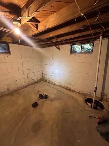 Basement During Inspection