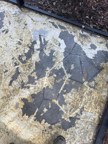 Concrete Patio Before Vuba Stone Application