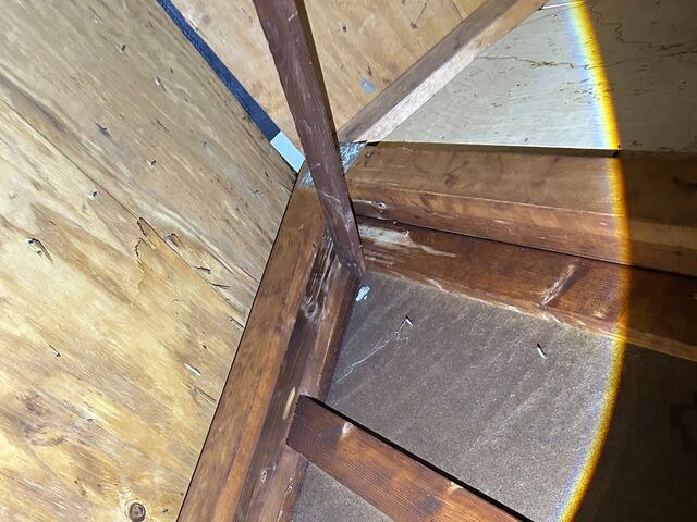 Before: Rafters and Old Wood