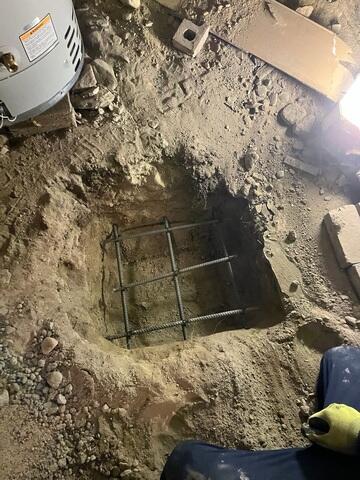 Footings with Rebar