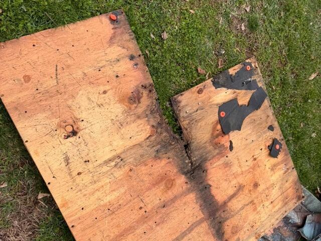 Damaged Plywood