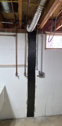 Completed Crack Repair