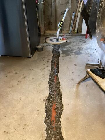Feed Line and Sump Pump