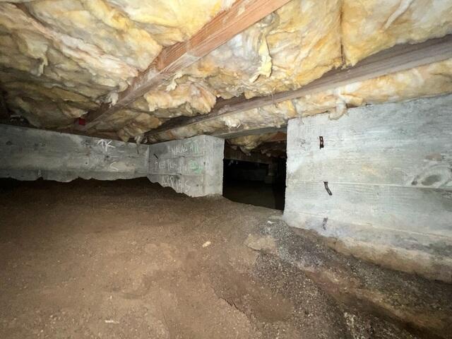 Crawl Space Foundation Before Encapsulation