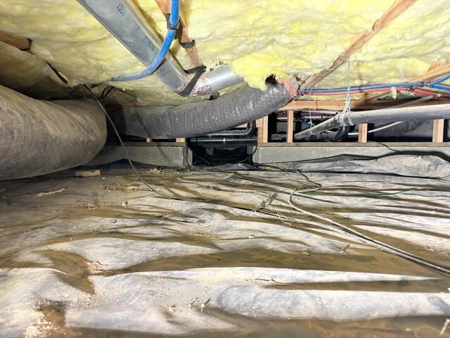 Dirty, Musty Crawl Space