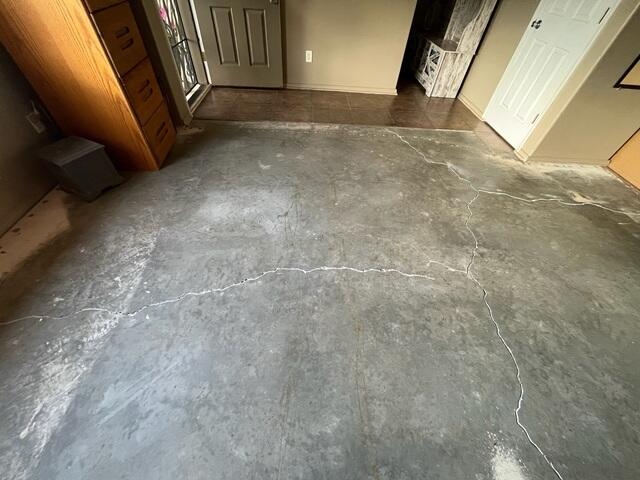 Completed Concrete Slab Crack Repair in Flagstaff