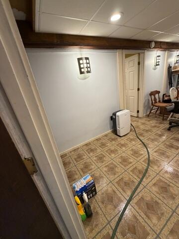 Wet Finished Basement