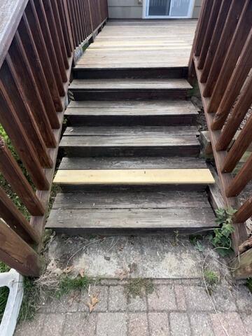 Restoring outdoor safety with newly installed, sturdy stair tread replacements