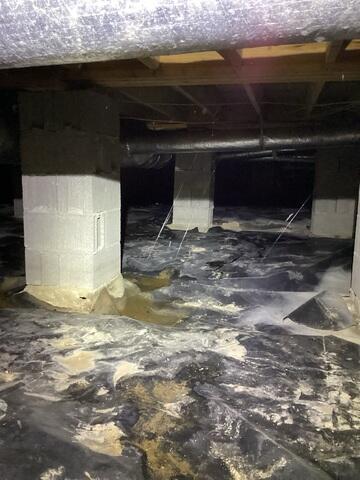 Existing Crawl Space Liner