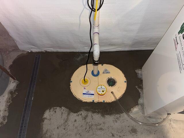 Sump and Dehumidifier