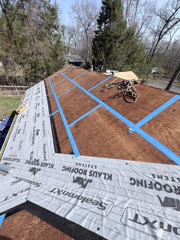 Seams Are Taped & Ice-and-Water Shield is Installed