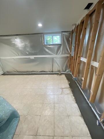 Waterproofing System Installed
