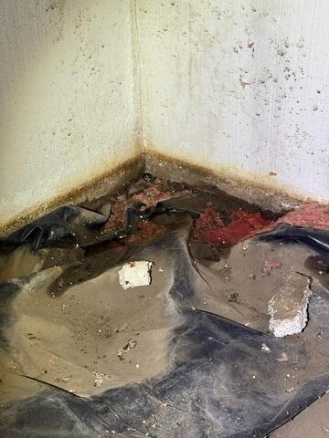 Crawl Space Before