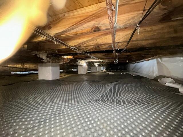 Drainage Matting Installed