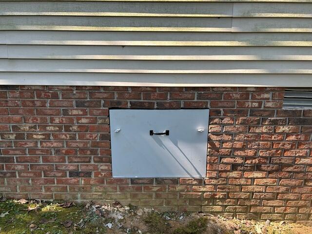 New Crawl Space Door