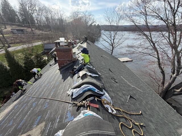 Installing Emerald Green Shingles