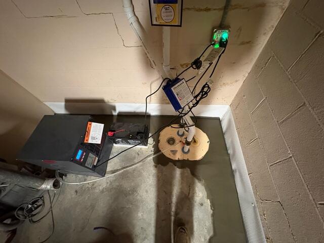 Sump Pump and Dehumidifier