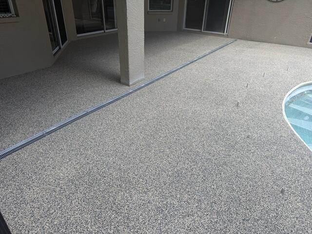 Completed Vuba Stone Concrete Coating Installation
