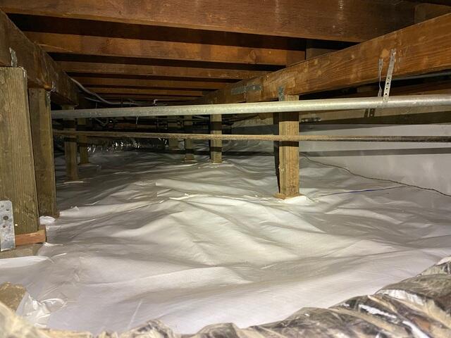 Completed Crawl Space Encapsulation in Los Angeles