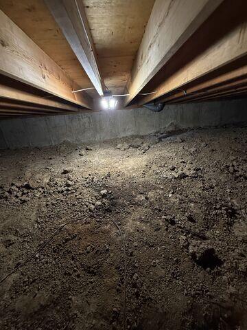 Untreated Crawlspace