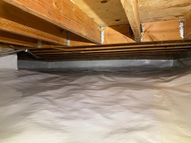 Completed Crawl Space Encapsulation in Los Angeles, CA