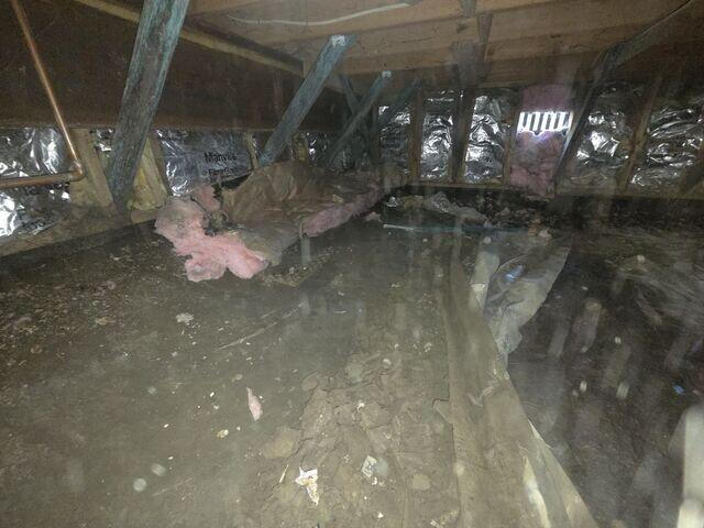 Dirty, Musty Crawl Space