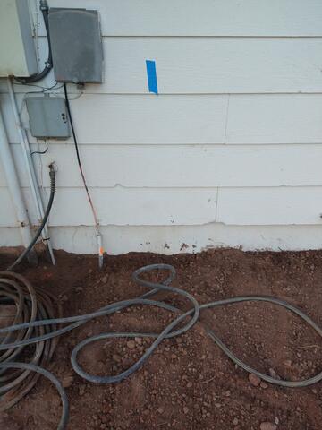 Foundation Repair Work Area in Benson, AZ