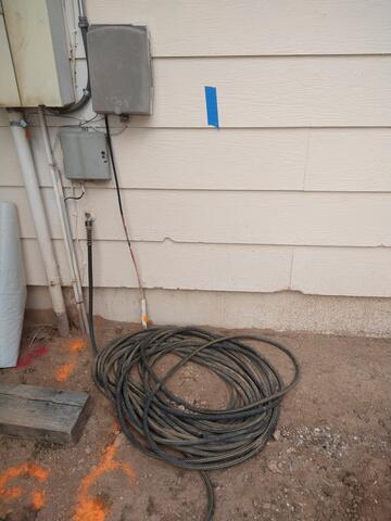 Helical Pier Foundation Repair Preparation in Benson