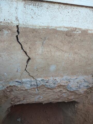 Foundation Crack at Benson, AZ Home