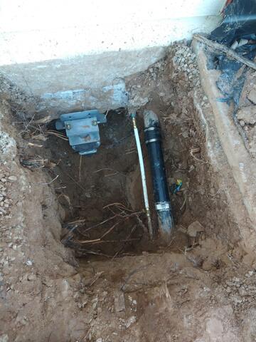 Helical Pier and Foundation Bracket in Benson