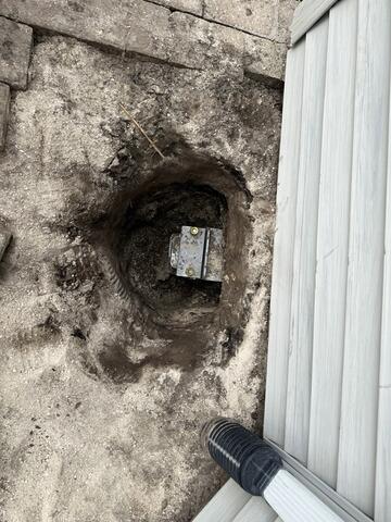 Helical Pier Installation for Foundation Support