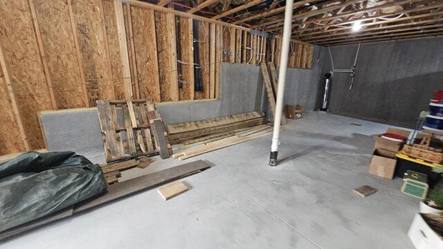 Basement Before Waterproofing