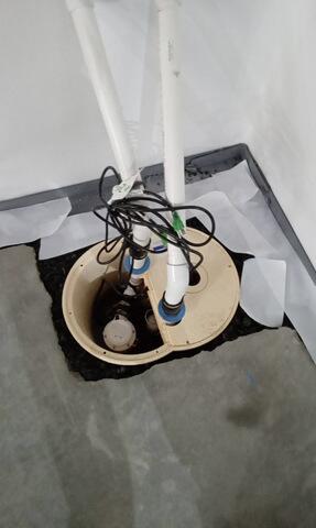 TripleSafe Sump Pump & Drainage System Installation
