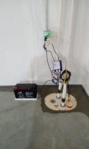 TripleSafe Sump Pump System Completed