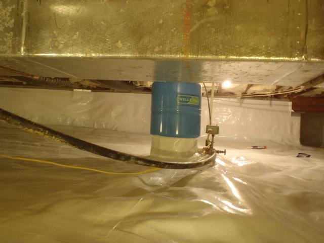 Crawlspace Encapsulation Reduces Moisture in Centreville, MD