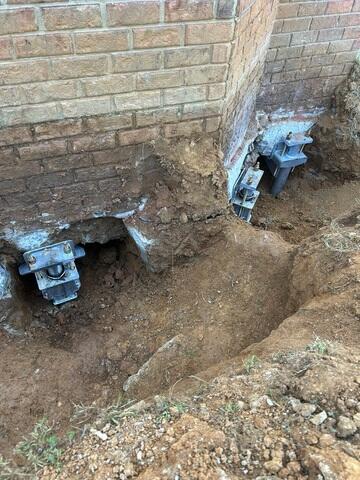 Steel Brackets Installed