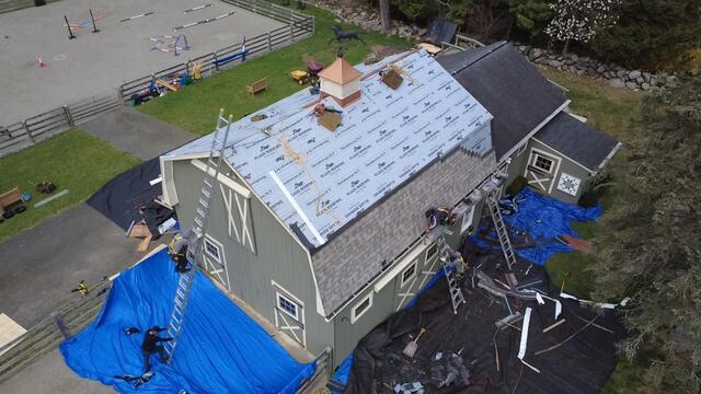Updating the Barn Roof