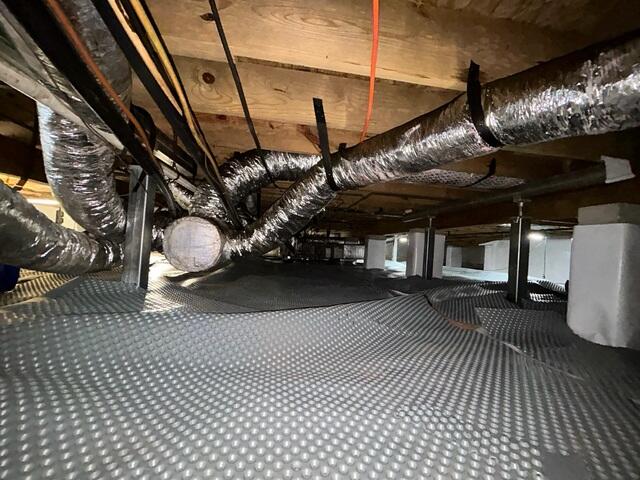 Drainage Matting Installed