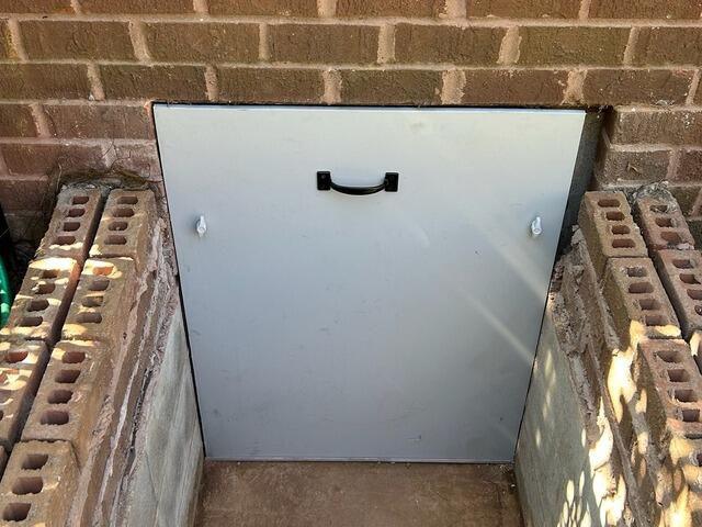 New Crawl Space Door