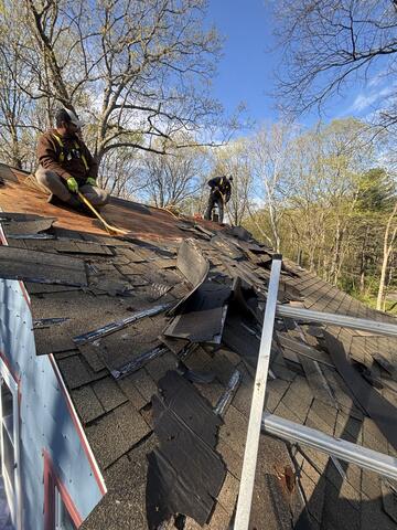 Removing the Old Roofing System
