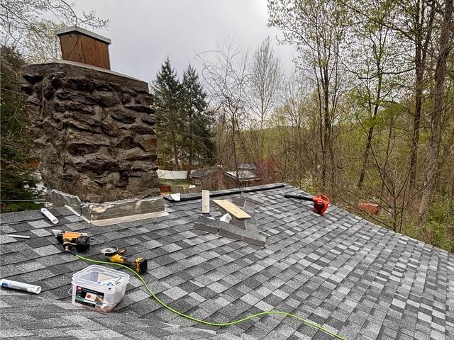 Clean, New Chimney Flashing