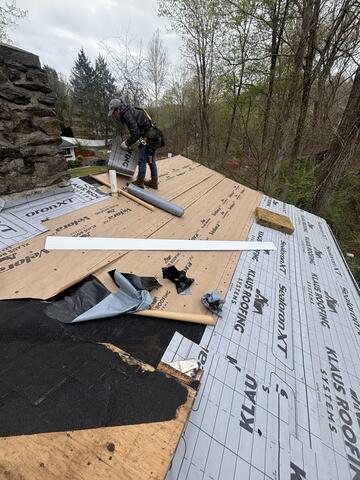 Adding Synthetic Underlayment