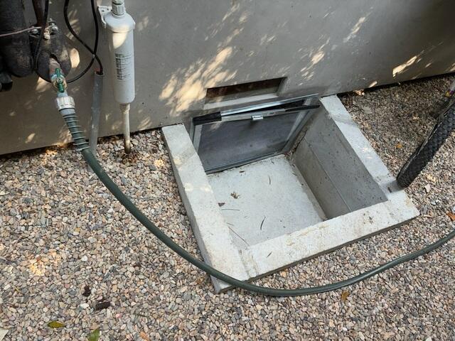 Crawl Space Access Area at Los Angeles Home