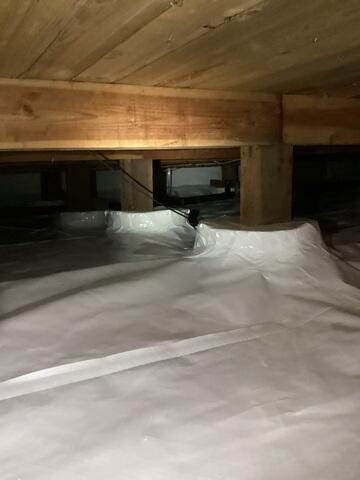 Isolating Wooden Post
