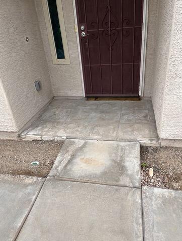 Front Patio Concrete Surface Preparation