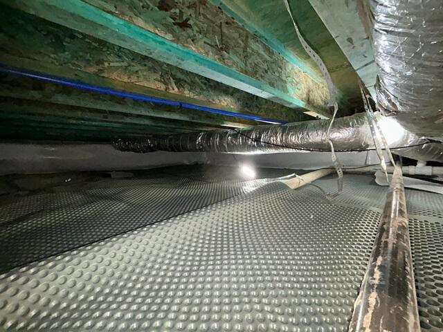 Drainage Matting Installed