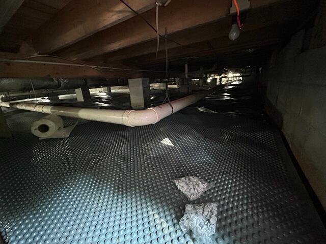 Drainage Matting Installed