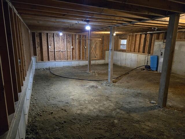 Damp, Dirt Floor Basement