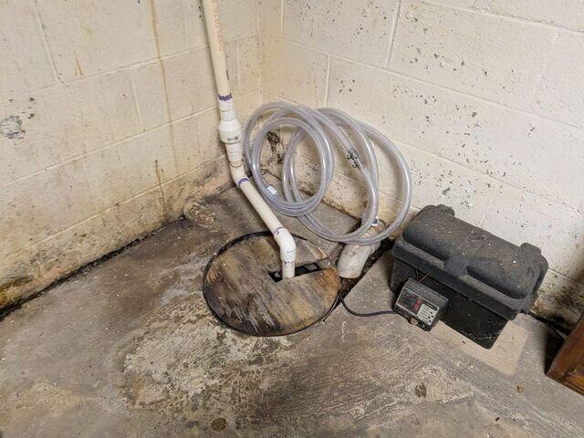 Existing Sump Pump