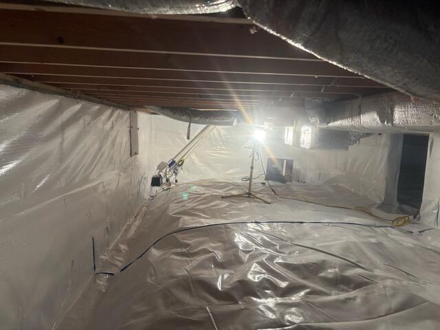 Completed Crawl Space Encapsulation